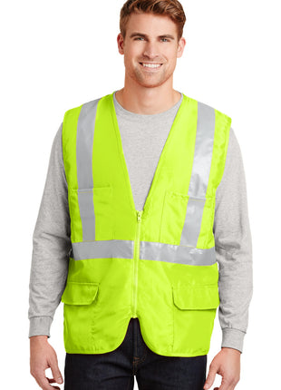 CornerStone® - ANSI 107 Class 2 Mesh Back Safety Vest. CSV405 - Safety Yellow | CornerStone
