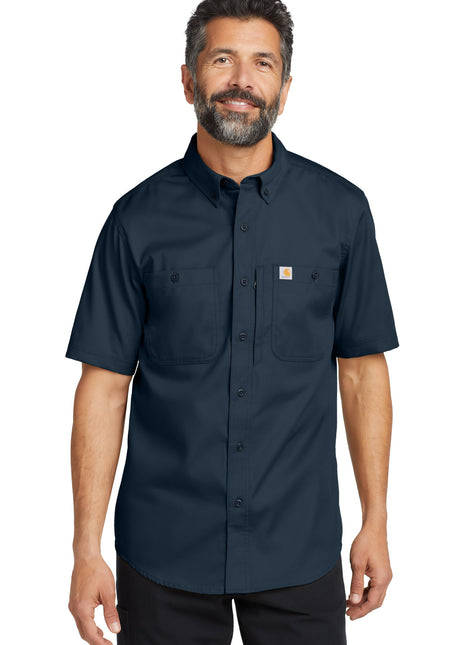 Carhartt® Rugged Professional™Series Short Sleeve Shirt CT102537 - Navy | Carhartt