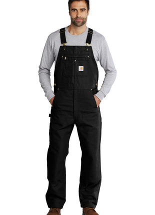 Carhartt® Duck Unlined Bib Overalls. CT102776 - Black | Carhartt