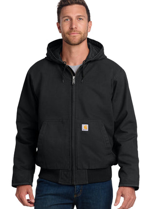 Carhartt® Washed Duck Active Jac. CT104050 - Black | Carhartt