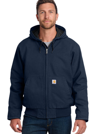 Carhartt® Washed Duck Active Jac. CT104050 - Navy | Carhartt