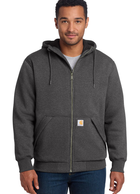 Carhartt® Midweight Thermal-Lined Full-Zip Sweatshirt CT104078 - Carbon Heather | Carhartt