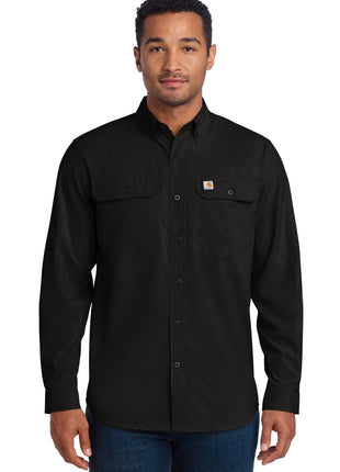 Carhartt Force® Solid Long Sleeve Shirt CT105291 - Black | Carhartt