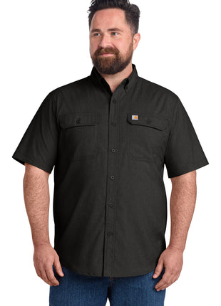 Carhartt Force® Solid Short Sleeve Shirt CT105292 - Black | Carhartt