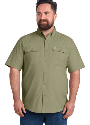 Carhartt Force® Solid Short Sleeve Shirt CT105292 - Burnt Olive | Carhartt