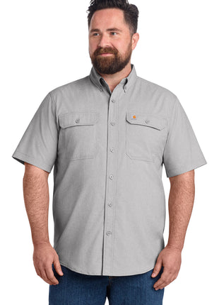 Carhartt Force® Solid Short Sleeve Shirt CT105292 - Steel | Carhartt