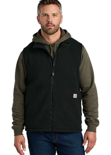 Carhartt® Textured Fleece Vest CT106418 - Black | Carhartt