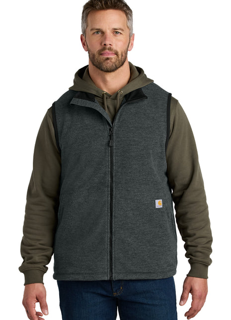 Carhartt® Textured Fleece Vest CT106418 - Carbon Heather | Carhartt