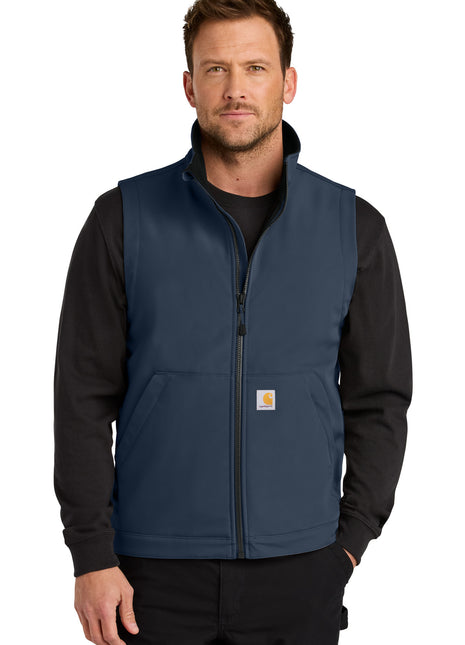 Carhartt® Rain Defender® Soft Shell Vest CT106439 - Navy | Carhartt