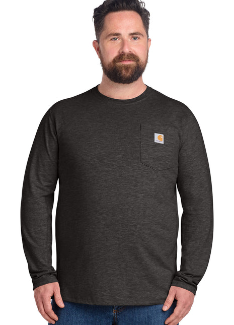 Carhartt Force® Long Sleeve Pocket T-Shirt CT106656 - Carbon Heather | Carhartt