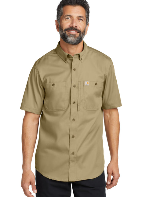 Carhartt® Rugged Professional™Series Short Sleeve Shirt CT106688 - Dark Khaki | Carhartt