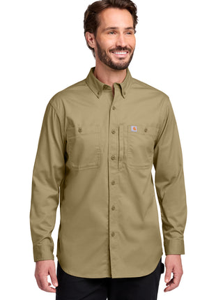 Carhartt® Rugged Professional™ Series Long Sleeve Shirt CT106689 - Dark Khaki | Carhartt