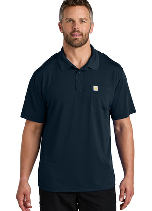 Carhartt Force® Snag-Resistant Pocket Polo CT106880 - Navy | Carhartt
