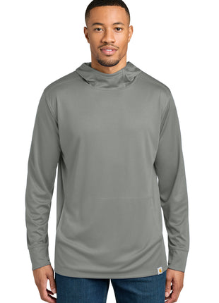 Carhartt Force® Sun Defender™ Long Sleeve Hooded T-Shirt CT106923 - Asphalt Grey | Carhartt
