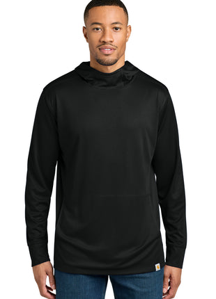 Carhartt Force® Sun Defender™ Long Sleeve Hooded T-Shirt CT106923 - Black | Carhartt