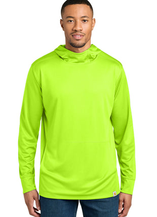 Carhartt Force® Sun Defender™ Long Sleeve Hooded T-Shirt CT106923 - Brite Lime | Carhartt