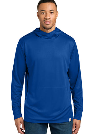 Carhartt Force® Sun Defender™ Long Sleeve Hooded T-Shirt CT106923 - Royal Glass Blue | Carhartt