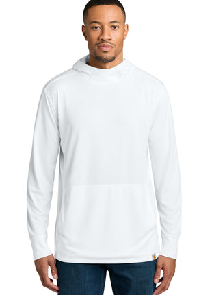 Carhartt Force® Sun Defender™ Long Sleeve Hooded T-Shirt CT106923 - White | Carhartt