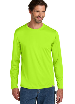 Carhartt Force® Sun Defender™ Long Sleeve T-Shirt CT106972 - Brite Lime | Carhartt