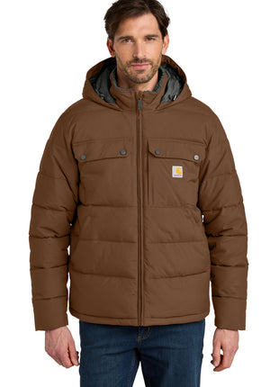Carhartt® Montana Insulated Hooded Jacket CT107082 - Red Duck Brown | Carhartt