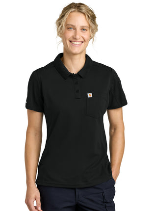 Carhartt® Women's FLD & RSCU Polo CTC12119 - Black | Carhartt