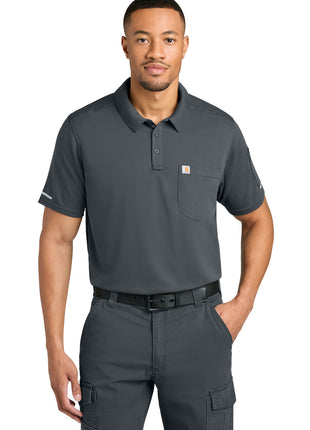 Carhartt® FLD & RSCU Polo CTC16119 - Pewter | Carhartt