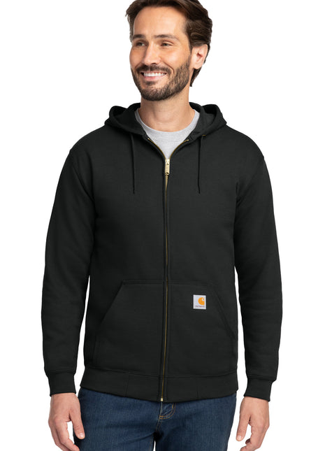 Carhartt ® Midweight Hooded Zip-Front Sweatshirt. CTK122 - Black | Carhartt
