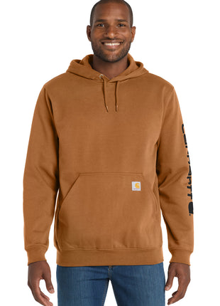 Carhartt® Midweight Hooded Logo Sweatshirt CTK288 - Carhartt Brown | Carhartt
