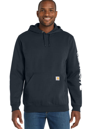 Carhartt® Midweight Hooded Logo Sweatshirt CTK288 - New Navy | Carhartt