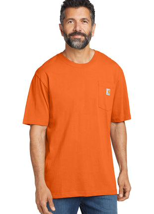 Carhartt ® Workwear Pocket Short Sleeve T-Shirt. CTK87 - Brite Orange | Carhartt
