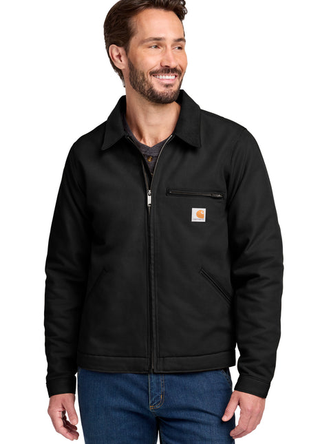 Carhartt® Tall Duck Detroit Jacket CTT103828 - Black | Carhartt