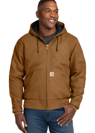 Carhartt ® Tall Quilted-Flannel-Lined Duck Active Jac. CTT106677 - Carhartt Brown | Carhartt