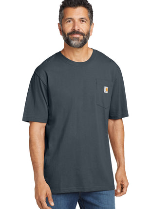 Carhartt ® Tall Workwear Pocket Short Sleeve T-Shirt. CTTK87 - Bluestone | Carhartt