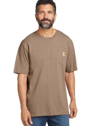 Carhartt ® Tall Workwear Pocket Short Sleeve T-Shirt. CTTK87 - Desert | Carhartt