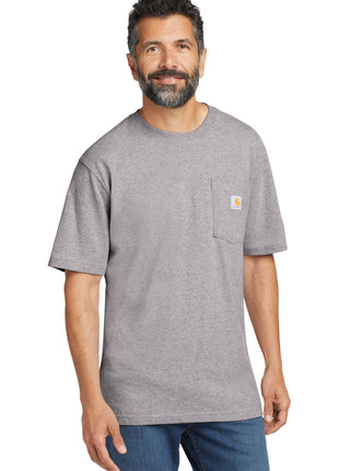 Carhartt ® Tall Workwear Pocket Short Sleeve T-Shirt. CTTK87 - Heather Grey | Carhartt