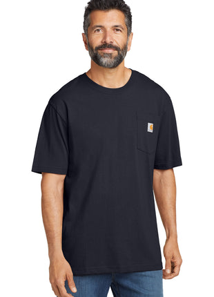 Carhartt ® Tall Workwear Pocket Short Sleeve T-Shirt. CTTK87 - Navy | Carhartt
