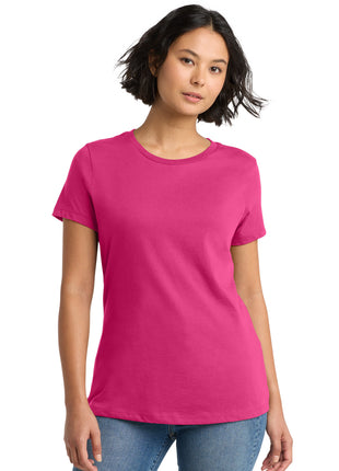 District® Women's Perfect Weight®Tee. DM104L - Dark Fuchsia | District