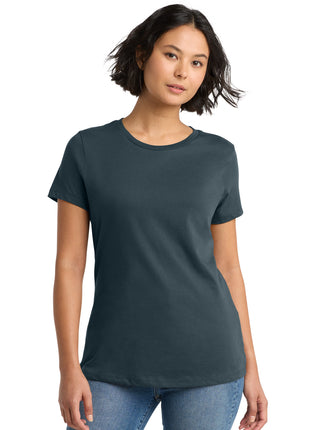 District® Women's Perfect Weight®Tee. DM104L - Deep Steel Blue | District
