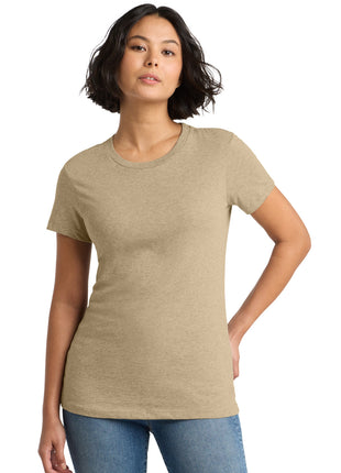 District® Women's Perfect Weight®Tee. DM104L - Heathered Latte | District