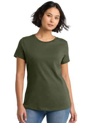 District® Women's Perfect Weight®Tee. DM104L - Military Green | District