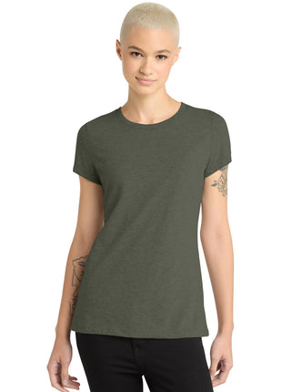 District ® Women's Perfect Blend® CVC Tee. DM108L - Heathered Olive | District