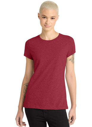 District ® Women's Perfect Blend® CVC Tee. DM108L - Heathered Red | District
