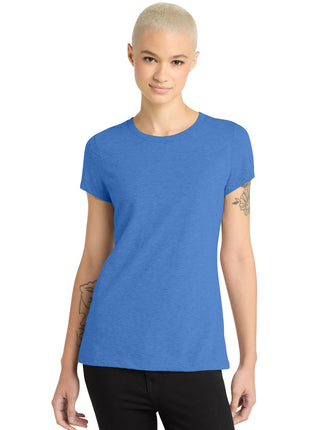 District ® Women's Perfect Blend® CVC Tee. DM108L - Heathered Royal | District