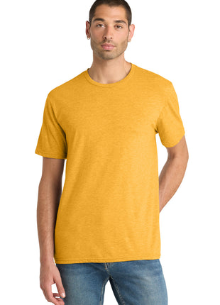 District® Perfect Blend® CVC Tee. DM108 - Gold Heather | District