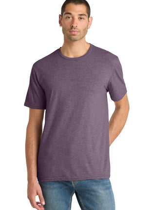 District® Perfect Blend® CVC Tee. DM108 - Heathered Eggplant | District