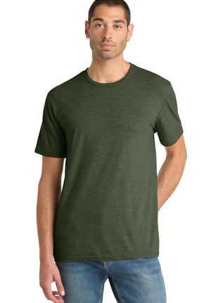 District® Perfect Blend® CVC Tee. DM108 - Heathered Forest Green | District