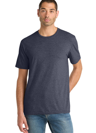 District® Perfect Blend® CVC Tee. DM108 - Heathered Navy | District