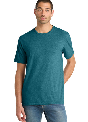 District® Perfect Blend® CVC Tee. DM108 - Heathered Teal | District