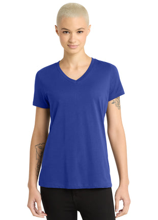 District® - Women's Perfect Weight® V-Neck Tee. DM1170L - Deep Royal | District