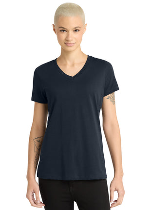 District® - Women's Perfect Weight® V-Neck Tee. DM1170L - New Navy | District